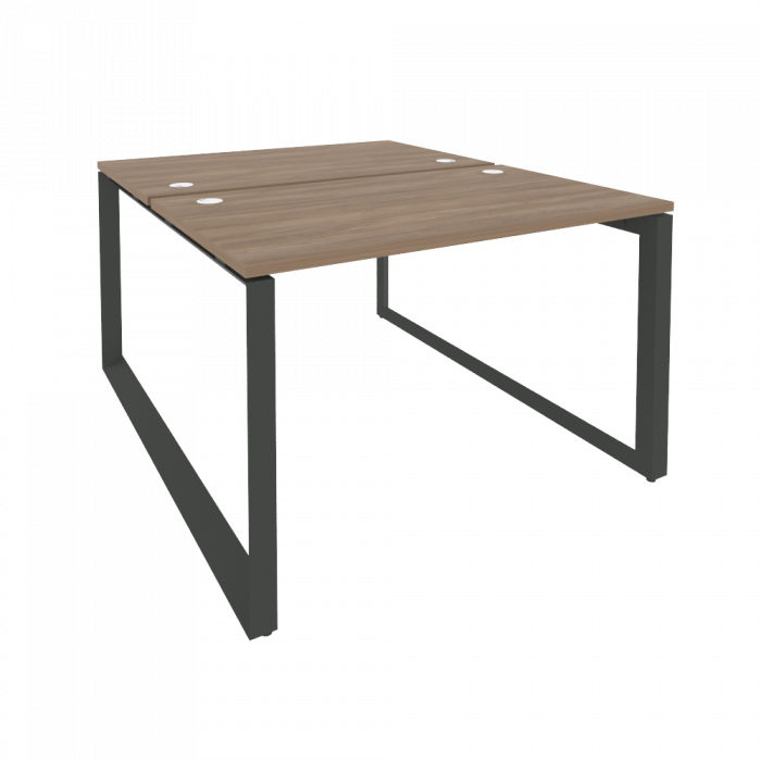 Onix Рабочая станция на О-образном м/к O.MO-D.RS-2.2.7 Дуб Аризона/Металл Антрацит 1180*1475*750
