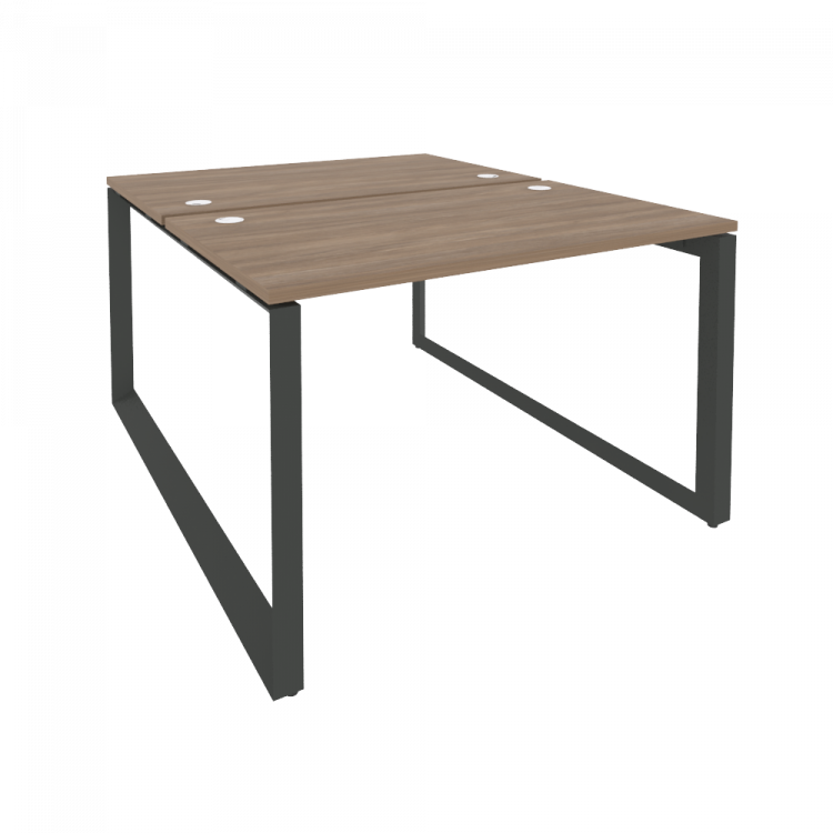 Onix Рабочая станция на О-образном м/к O.MO-D.RS-2.2.7 Дуб Аризона/Металл Антрацит 1180*1475*750