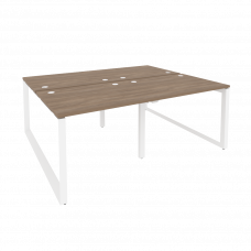 Onix Рабочая станция на О-образном м/к O.MO-D.RS-4.1.8 Дуб Аризона/Металл Белый 1960*1635*750