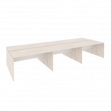 Onix Рабочая станция O.D.RS-6.3.7 Денвер Светлый/Белый Бриллиант 4140*1475*750