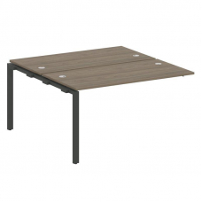 Metal System Проходной элемент рабочей станции на П-образном м/к БП.ПРС-СП-2.3 Вяз Благородный/Метал