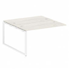 Metal System Проходной элемент рабочей станции на О-образном м/к БО.ПРС-СП-2.3 Дуб Наварра/Металл Бе