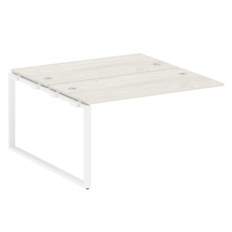 Metal System Проходной элемент рабочей станции на О-образном м/к БО.ПРС-СП-2.3 Дуб Наварра/Металл Бе