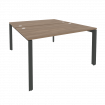Onix Рабочая станция на П-образном м/к O.MP-D.RS-2.3.8 Дуб Аризона/Металл Антрацит 1380*1635*750
