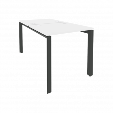 Onix Рабочая станция на П-образном м/к O.MP-D.RS-2.0.7 Белый Бриллиант/Металл Антрацит 780*1475*750