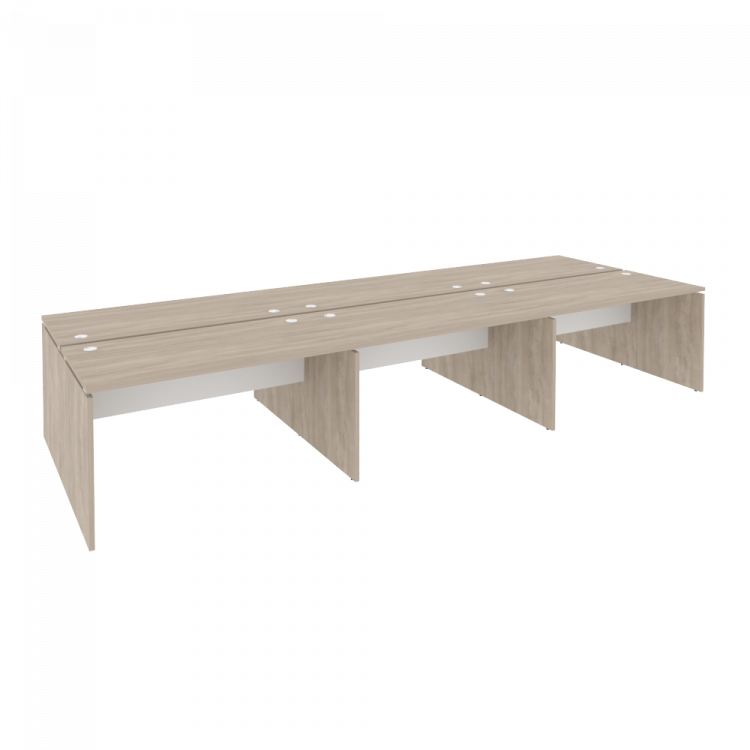 Onix Рабочая станция O.D.RS-6.3.7 Дуб Аттик/Белый Бриллиант 4140*1475*750