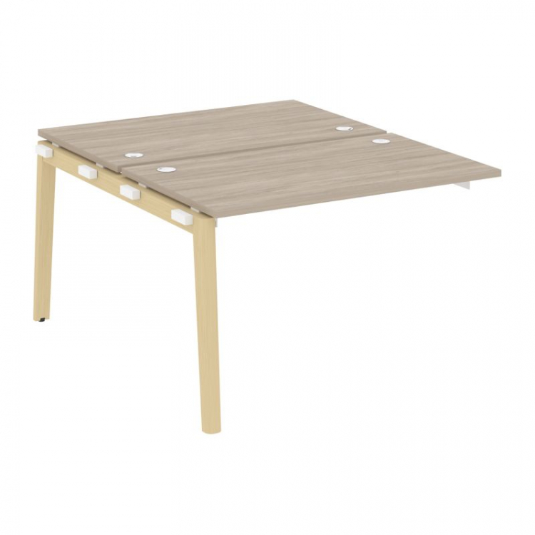 Onix Wood Наборный эл. раб. станции OW.2.NRS-2.7 Дуб Аттик/Дуб Светлый/Металл Белый 1180*1475*750