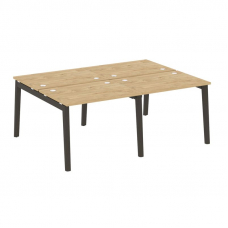 Onix Wood Рабочая станция OW.D.RS-4.1.7 Тиквуд Светлый/Дуб Темный/Металл Антрацит 1960*1475*750