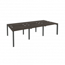 Onix Рабочая станция на П-образном м/к O.MP-D.RS-6.1.7 Дуб Мали/Металл Антрацит 2940*1475*750