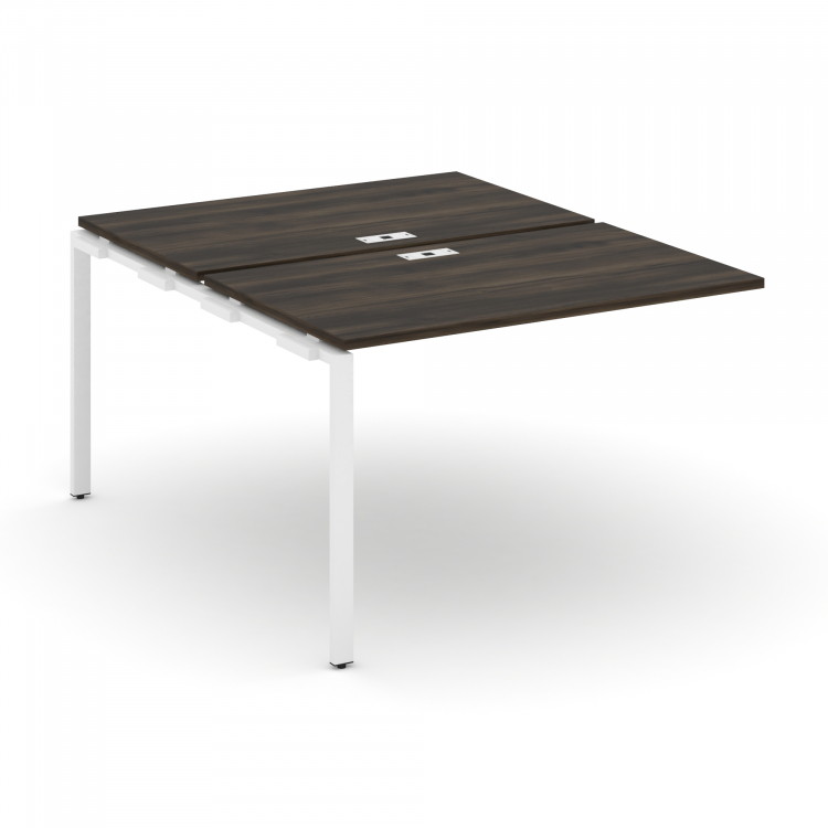 Concept Двойной наборный элемент рабочей станциии CN.DNRS-002 Дуб Мали/Металл Белый 1180*1480*750