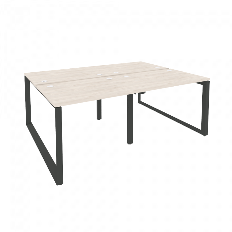 Onix Рабочая станция на О-образном м/к O.MO-D.RS-4.1.7 Денвер Светлый/Металл Антрацит 1960*1475*750