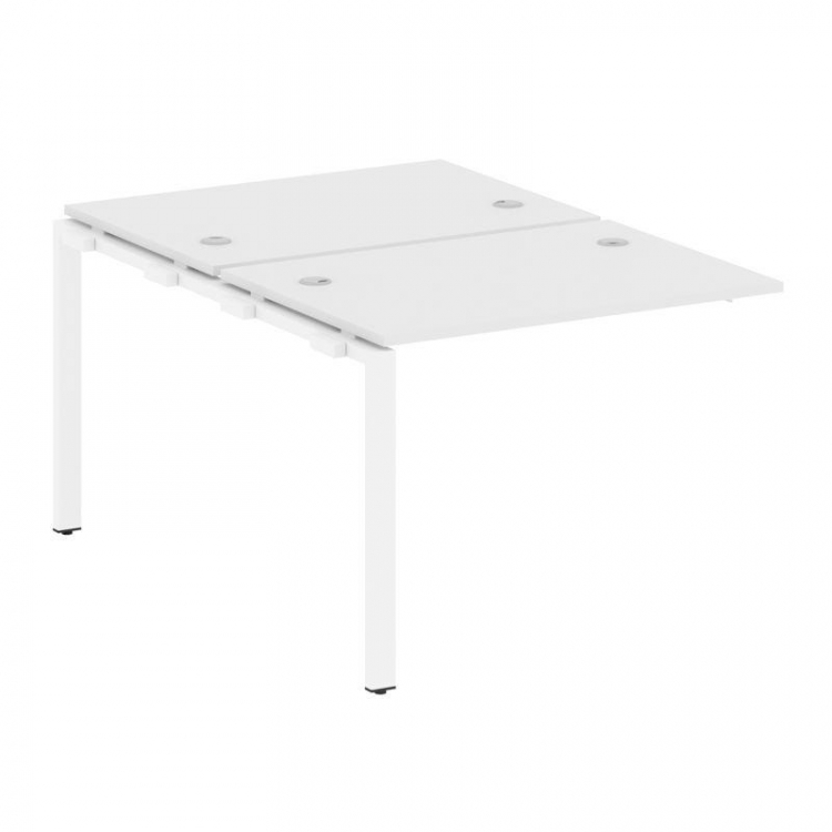 Metal System Проходной элемент рабочей станции на П-образном м/к БП.ПРС-СП-2.1 Белый/Металл Белый 10