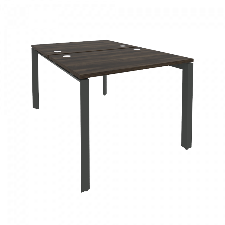 Onix Рабочая станция на П-образном м/к O.MP-D.RS-2.1.7 Дуб Мали/Металл Антрацит 980*1475*750