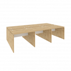 Onix Рабочая станция O.D.RS-6.1.8 Тиквуд Светлый/Белый Бриллиант 2940*1635*750