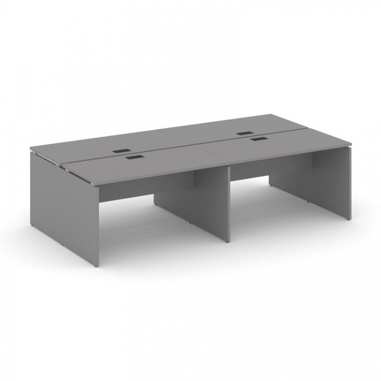 Стайл Проджект Рабочая станция двухсторонняя SN-D.DRS-043 Серый Пепел/Черный Заглушка 2760*1432*750