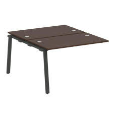 Metal System Проходной элемент рабочей станции на А-образном м/к БА.ПРС-СП-2.2 Венге Цаво/Металл Ант