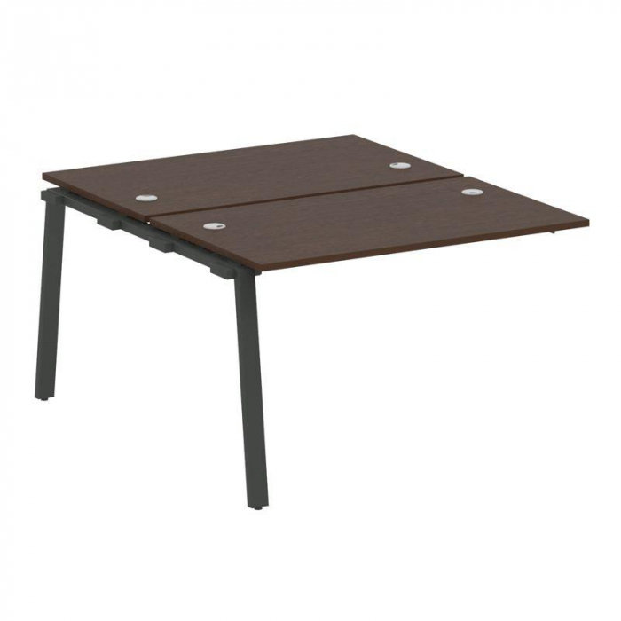 Метал Систем Проходной элемент рабочей станции на А-образном м/к БА.ПРС-СП-2.2 Венге Цаво/Металл Ант