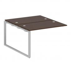 Metal System Проходной элемент рабочей станции на О-образном м/к БО.ПРС-СП-2.2 Венге Цаво/Металл Сер