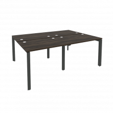 Onix Рабочая станция на П-образном м/к O.MP-D.RS-4.1.7 Дуб Мали/Металл Антрацит 1960*1475*750