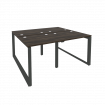 Onix Рабочая станция на О-образном м/к O.MO-D.RS-4.0.7 Дуб Мали/Металл Антрацит 1560*1475*750