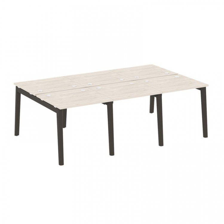 Onix Wood Рабочая станция OW.D.RS-6.0.7 Денвер Светлый/Дуб Темный/Металл Антрацит 2340*1475*750