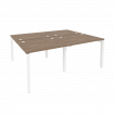 Onix Рабочая станция на П-образном м/к O.MP-D.RS-4.1.8 Дуб Аризона/Металл Белый 1960*1635*750