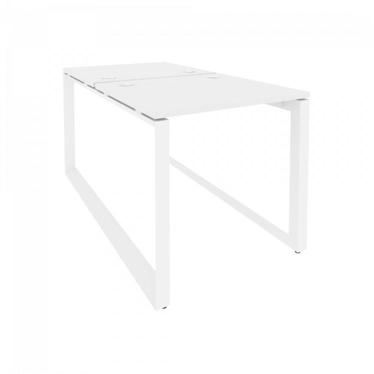 Onix Рабочая станция на О-образном м/к O.MO-D.RS-2.0.7 Белый Бриллиант/Металл Белый 780*1475*750