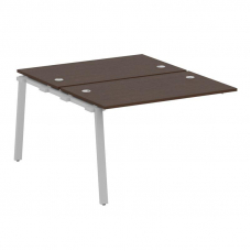 Metal System Проходной элемент рабочей станции на А-образном м/к БА.ПРС-СП-2.2 Венге Цаво/Металл Сер