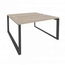 Onix Рабочая станция на О-образном м/к O.MO-D.RS-2.3.7 Дуб Аттик/Металл Антрацит 1380*1475*750