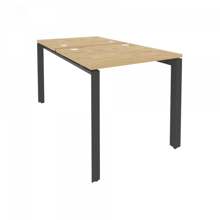 Onix Рабочая станция на П-образном м/к O.MP-D.RS-2.0.7 Тиквуд Светлый/Металл Антрацит 780*1475*750
