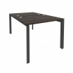 Onix Рабочая станция на П-образном м/к O.MP-D.RS-2.1.8 Дуб Мали/Металл Антрацит 980*1635*750