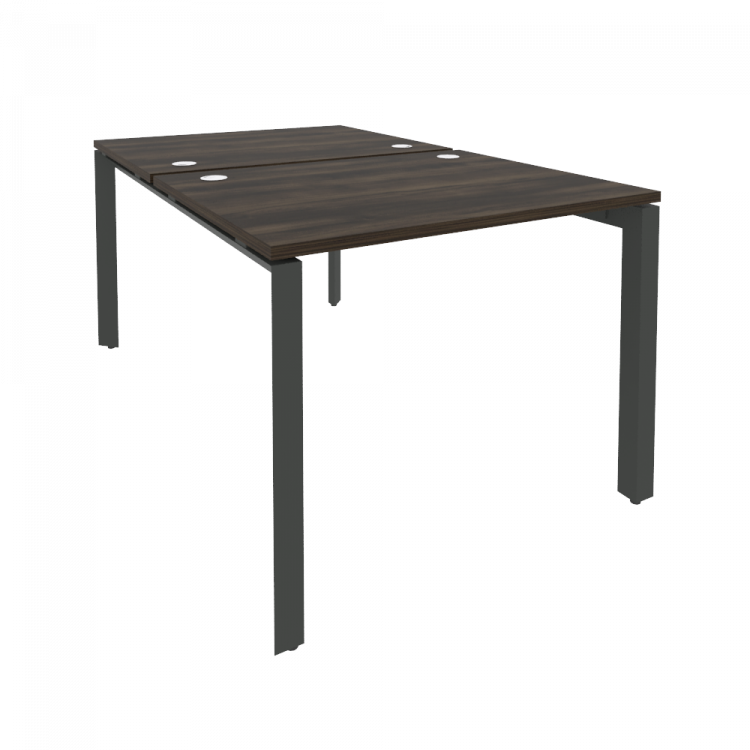 Onix Рабочая станция на П-образном м/к O.MP-D.RS-2.1.8 Дуб Мали/Металл Антрацит 980*1635*750