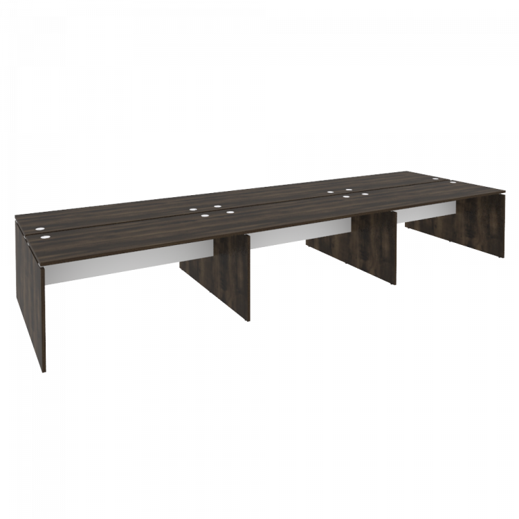 Onix Рабочая станция O.D.RS-6.4.7 Дуб Мали/Белый Бриллиант 4740*1475*750