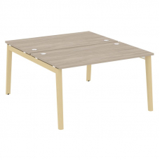 Onix Wood Рабочая станция OW.D.RS-2.3.8 Дуб Аттик/Дуб Светлый/Металл Белый 1380*1635*750