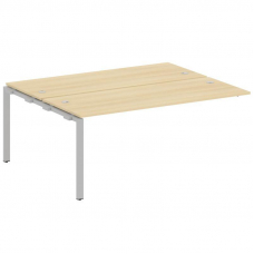 Metal System Проходной элемент рабочей станции на П-образном м/к БП.ПРС-СП-2.5 Акация Лорка/Металл С