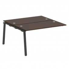 Metal System Проходной элемент рабочей станции на А-образном м/к БА.ПРС-СП-2.3 Венге Цаво/Металл Ант