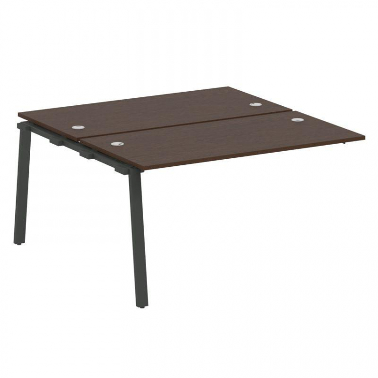 Metal System Проходной элемент рабочей станции на А-образном м/к БА.ПРС-СП-2.3 Венге Цаво/Металл Ант