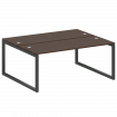 Metal System Quattro Рабочая станция на О-образном м/к 50БО.РАС-СП-2.5 Венге Цаво/Металл Антрацит 18