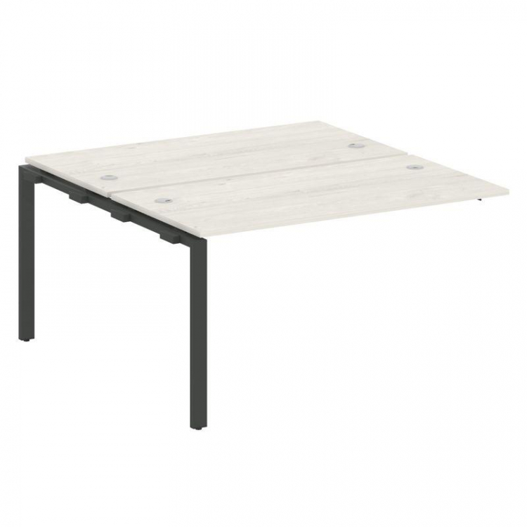 Metal System Проходной элемент рабочей станции на П-образном м/к БП.ПРС-СП-2.3 Дуб Наварра/Металл Ан