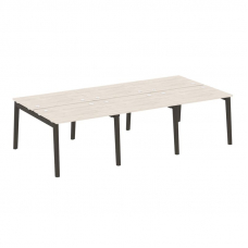 Onix Wood Рабочая станция OW.D.RS-6.1.7 Денвер Светлый/Дуб Темный/Металл Антрацит 2940*1475*750