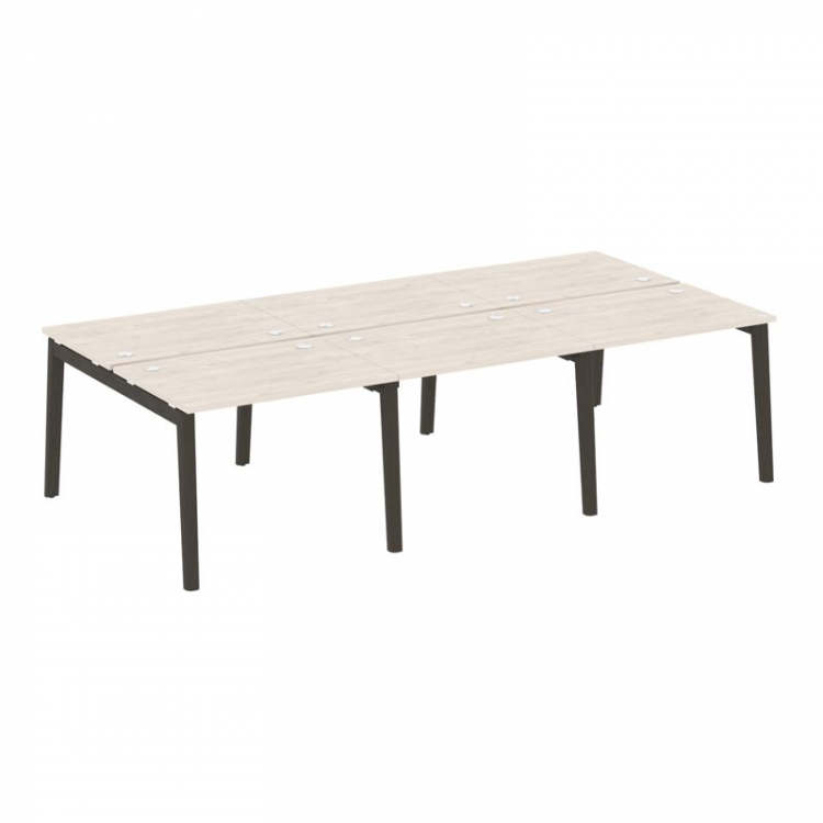 Onix Wood Рабочая станция OW.D.RS-6.1.7 Денвер Светлый/Дуб Темный/Металл Антрацит 2940*1475*750