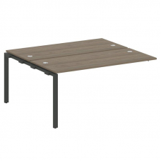 Metal System Проходной элемент рабочей станции на П-образном м/к БП.ПРС-СП-2.4 Вяз Благородный/Метал