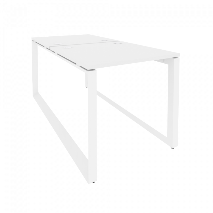 Onix Рабочая станция на О-образном м/к O.MO-D.RS-2.0.8 Белый Бриллиант/Металл Белый 780*1635*750