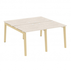 Onix Wood Рабочая станция OW.D.RS-4.0.8 Денвер Светлый/Дуб Светлый/Металл Белый 1560*1635*750