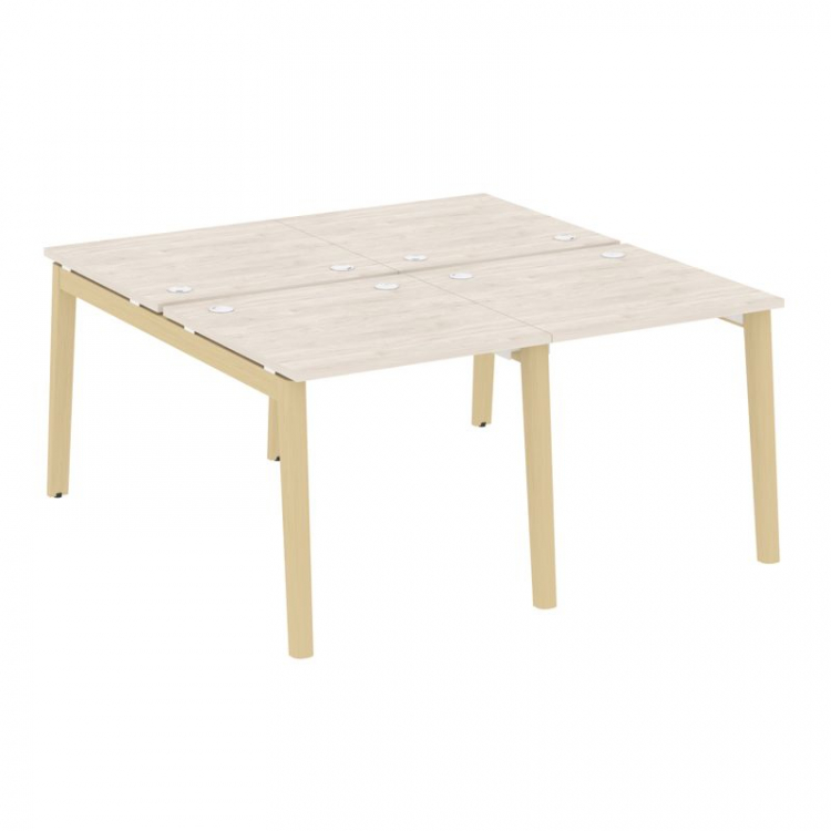 Onix Wood Рабочая станция OW.D.RS-4.0.8 Денвер Светлый/Дуб Светлый/Металл Белый 1560*1635*750