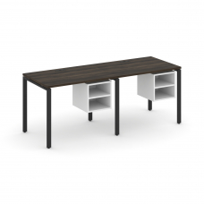 Concept Рабочая станция односторонняя с подвес. тумбами 2 места CN.ORS-105 Дуб Мали/Белый Бриллиант/