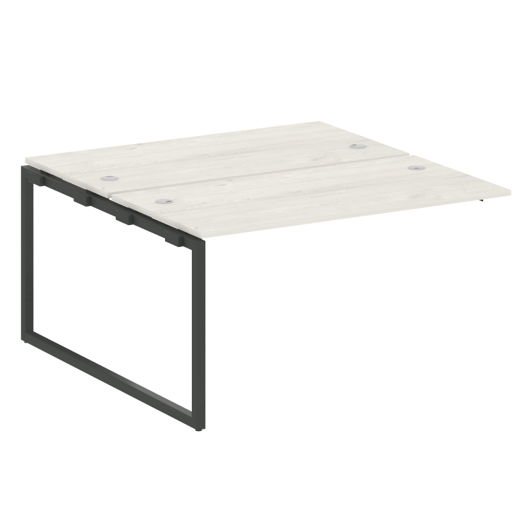 Metal System Quattro Проходной элемент рабочей станции на О-образном м/к 40БО.ПРС-СП-2.3 Дуб Наварра