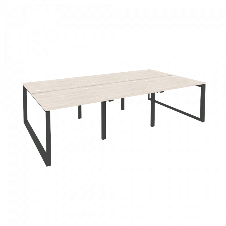 Onix Рабочая станция на О-образном м/к O.MO-D.RS-6.1.8 Денвер Светлый/Металл Антрацит 2940*1635*750