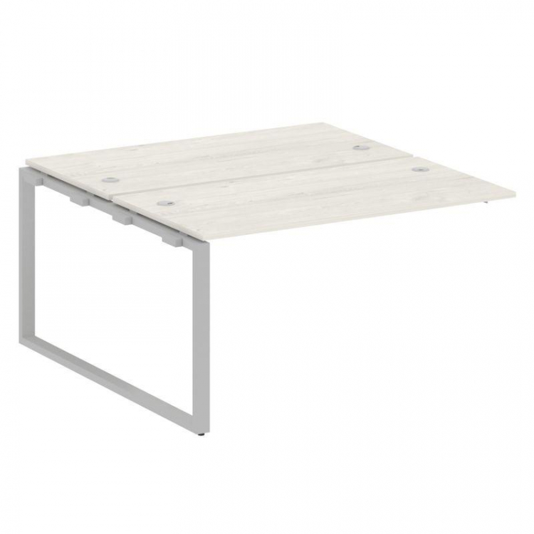 Metal System Проходной элемент рабочей станции на О-образном м/к БО.ПРС-СП-2.3 Дуб Наварра/Металл Се