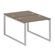 Metal System Рабочая станция на О-образном м/к БО.РАС-СП-2.1 Вяз Благородный/Металл Серый 1000*1475*
